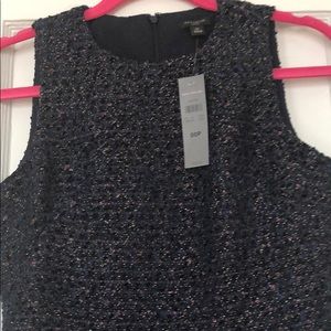 Sleeveless tweed Ann Taylor dress NWT